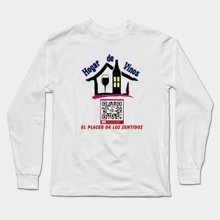 I love wine, smart QR gifts Long Sleeve T-Shirt